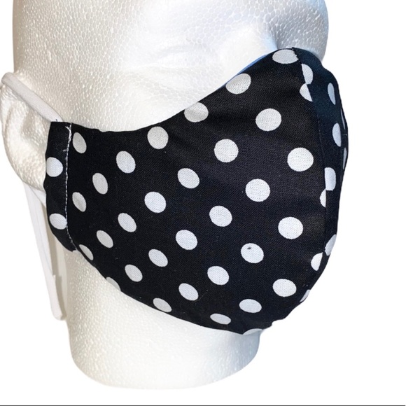 jennscollection Accessories - 100% Cotton 3 Layers Polka Dot FaceMask